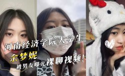 河南经济学院大学生『余梦妮』被男友曝光裸聊视频！